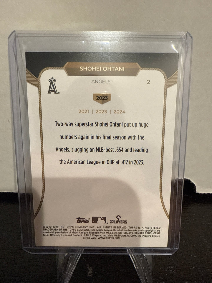 Shohei Ohtani 2025 Topps 3X MVP Rainbow Foil, 094/150