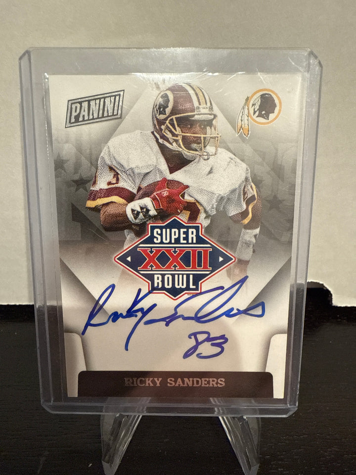 Ricky Sanders 2015 Panini Super Bowl Signatures