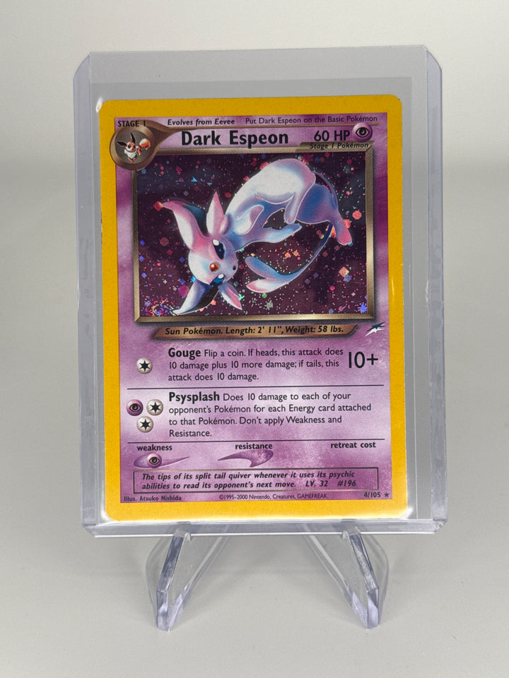 Pokemon TCG 2002 Dark Espeon Neo Destiny Holo, 4/105