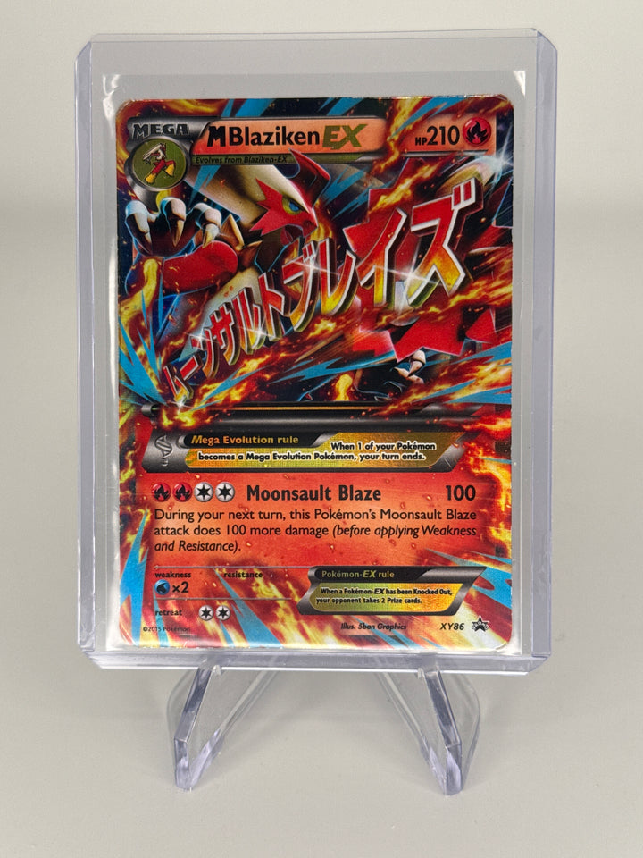 Pokemon TCG 2015 Megaa Blaziken EX Black Star Promo Holo, XY86