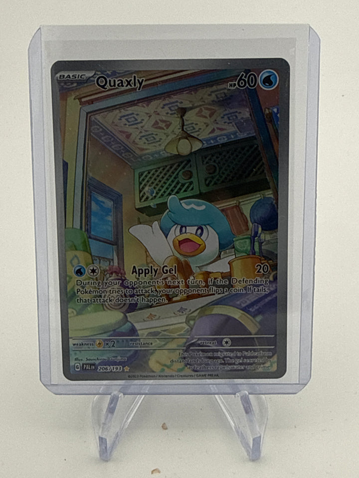 Pokemon TCG 2023 Quaxly Paldea Evolved Illustration Rare, 206/193
