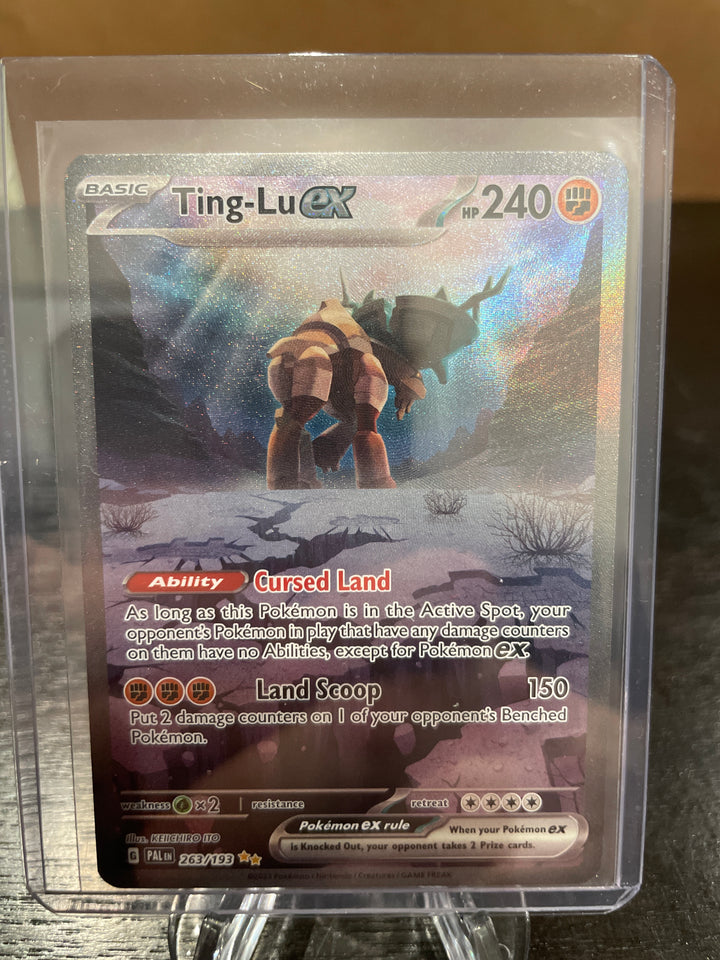 Pokemon TCG 2023 Ting-Lu EX Paldea Evolved Special Illustration, 263/193