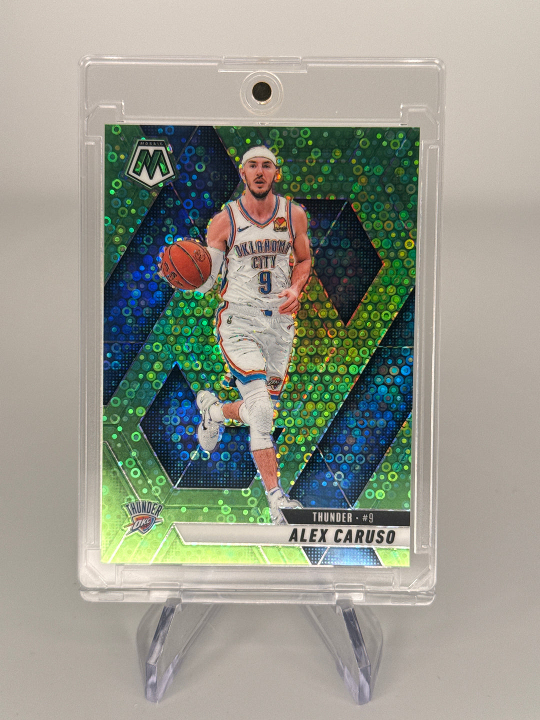 Alex Caruso 2024 Panini Mosaic Green Fast Break Prizm, 4/5