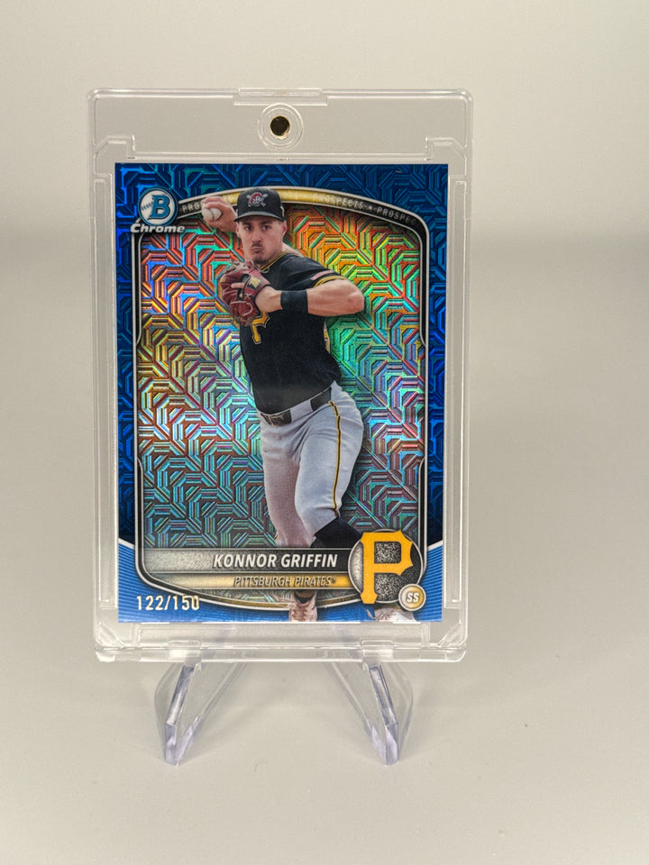 Konnor Griffin 2025 Bowman Chrome Mega Box Blue Refractor, 122/150