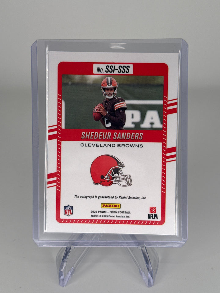 Shedeur Sanders 2025 Panini Prizm Significant Signatures Rookie Auto