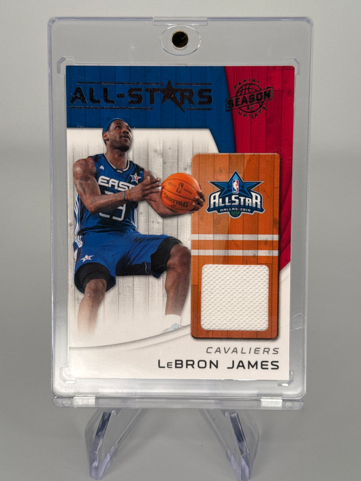 Lebron James 2011 Panini All-Star Game Worn Relic