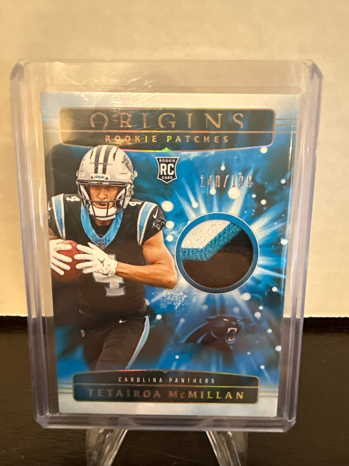 Tetairoa McMillan 2025 Panini Origins Rookie Relic, 148/199