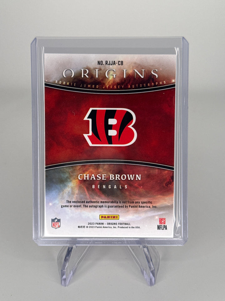 Chase Brown 2023 Panini Origins Rookie Patch Auto, 79/99