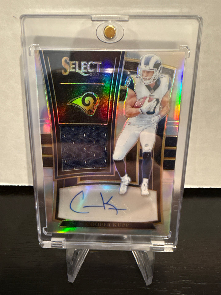 Cooper Kupp 2017 Panini Select Rookie Patch Auto Silver, 23/99