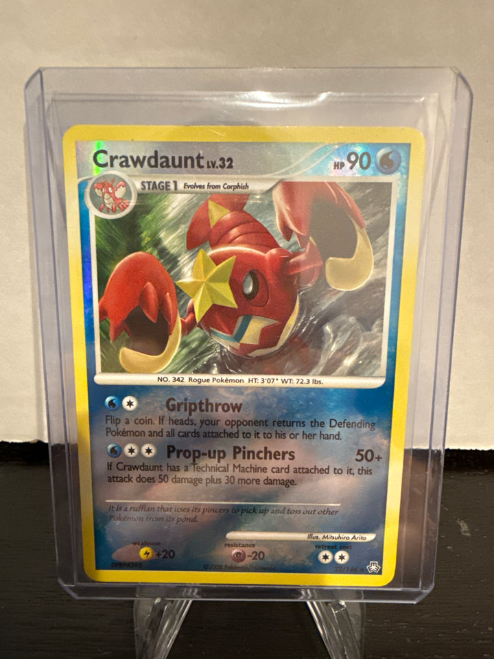 Pokemon TCG 2008 Crawdaunt Legends Awaken Reverse Holo, 22/146