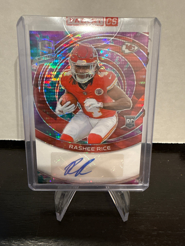 Rashee Rice 2023 Panini Spectra Celestial Rookie Auto, 20/75