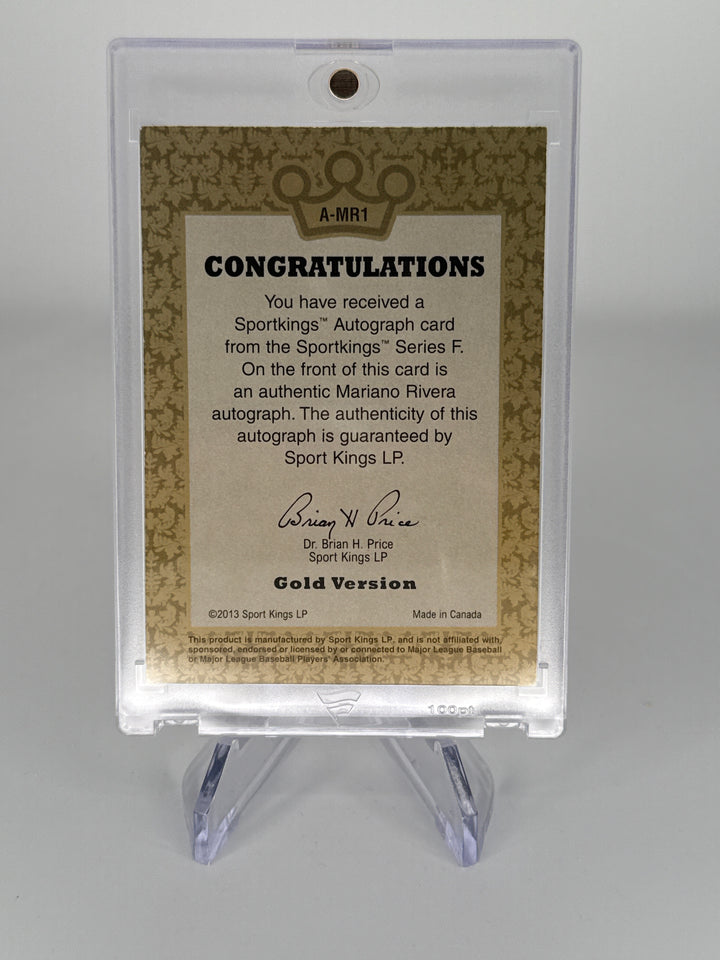 Mariano Rivera 2013 Sportkings Auto