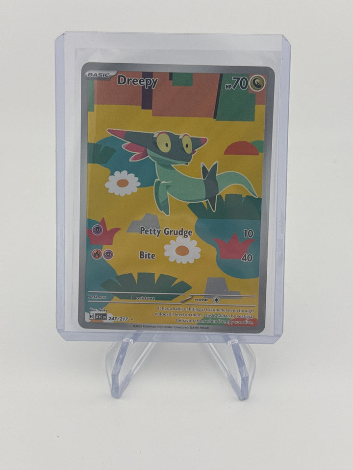 Pokemon TCG 2026 Dreepy Mega Evolution Full Art Illustration Rare, 247/217