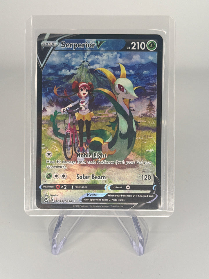 Pokémon TCG 2022 Serperior V Silver Tempest Trainer Gallery, TG13/TG30