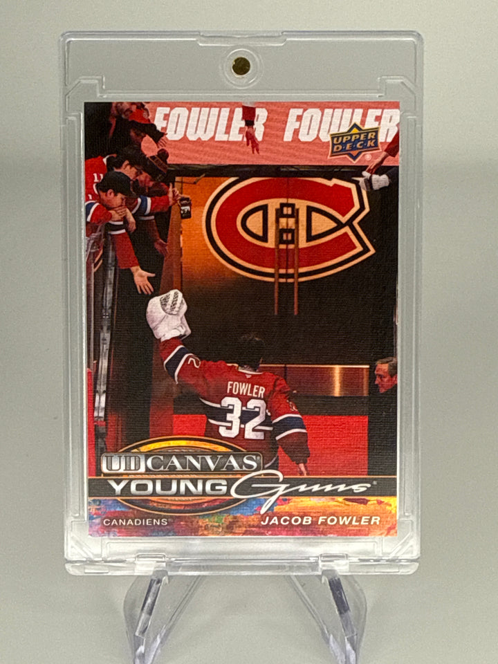 Jacob Fowler 2025-2026 Upper Deck Young Guns Canvas