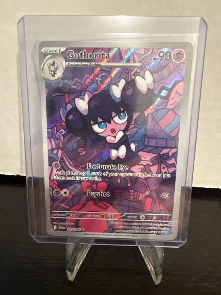 Pokemon TCG 2025 Gothorita White Flare Full Art Illustration Rare, 125/086