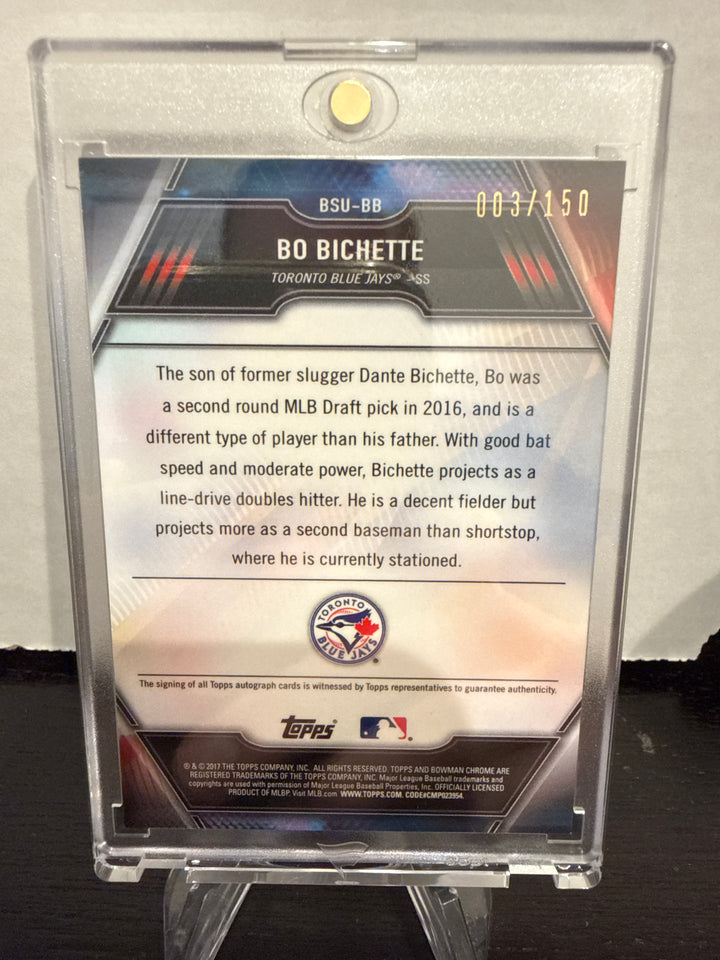 Bo Bichette 2017 Bowman Chrome Bowman Scout's Top 100 Auto, 003/150