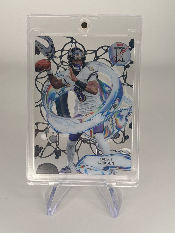 Lamar Jackson 2025 Topps Signature Class Fluidity SP