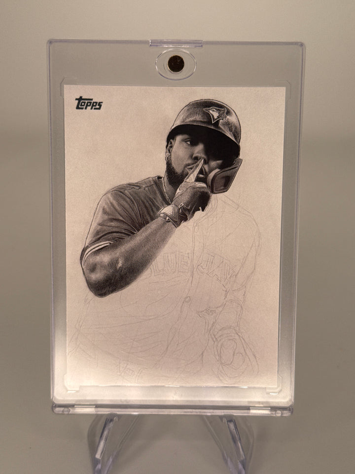 Vladimir Guerrero Jr. 2025 Topps Update SSP Sketch Card
