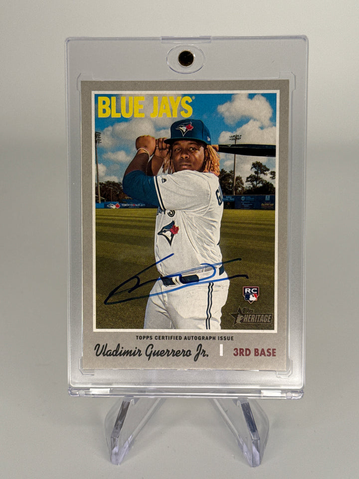 Vladimir Guerrero Jr. 2019 Topps Heritage Real One Rookie Auto
