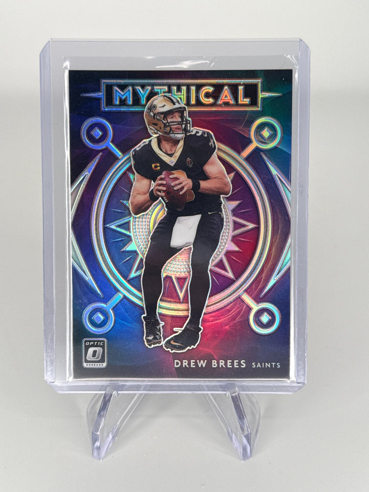 Drew Brees 2020 Panini Donruss Optic Mythical Case Hit