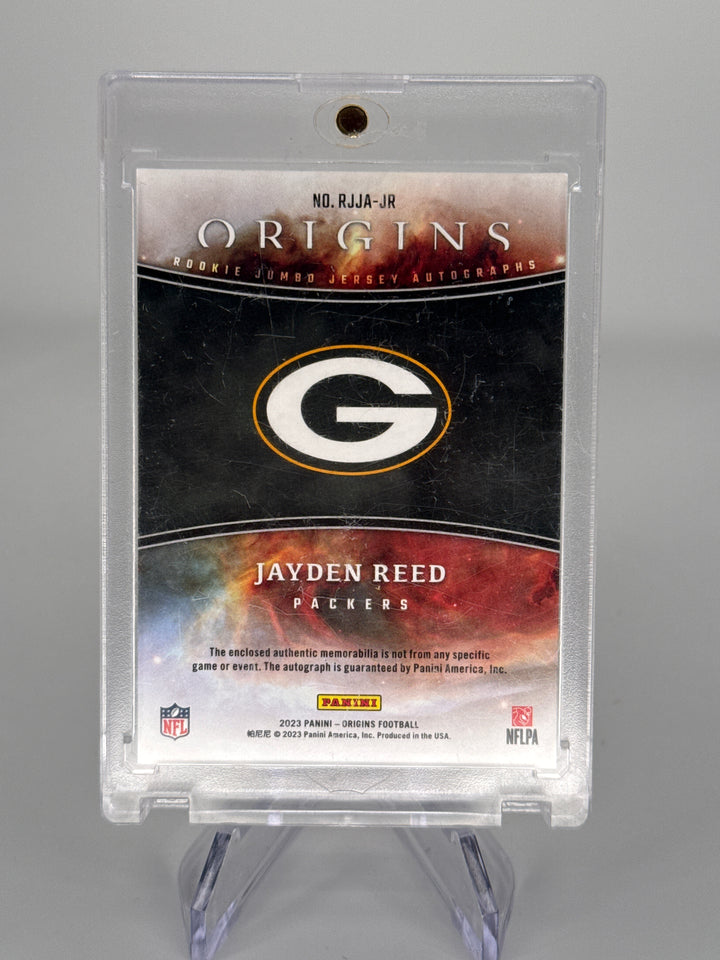 Jayden Reed 2023 Panini Origins Rookie Patch Auto