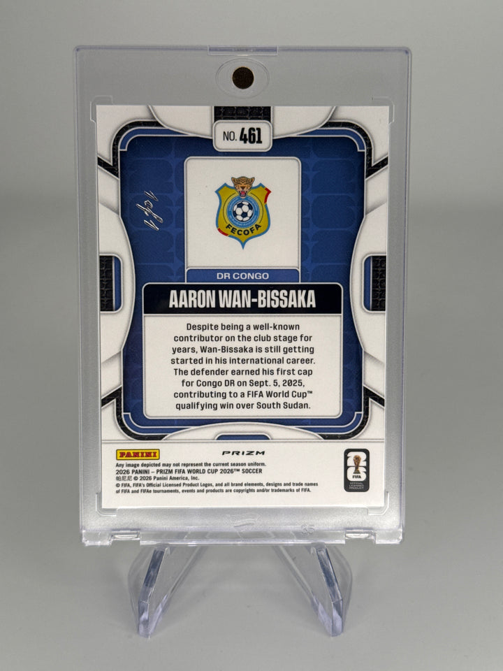 Aaron Wan-Bissaka 2026 Panini Prizm World Cup Black Prizm, 1/1