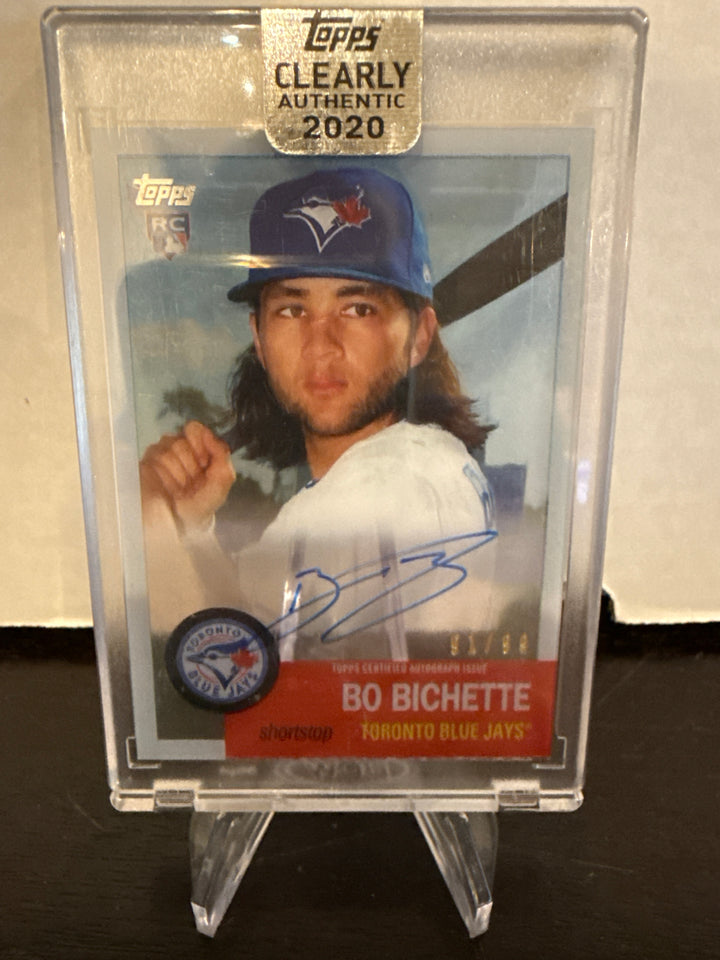 Bo Bichette 2020 Topps Clearly Authentic Rookie Autograph, 91/99