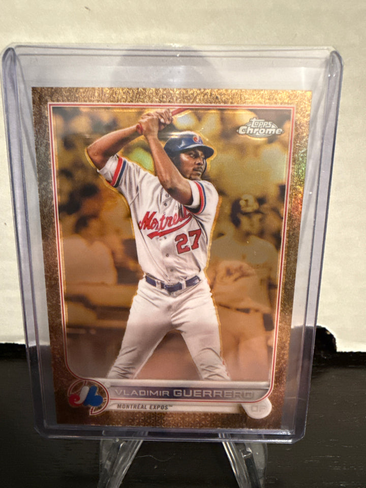 Vladimir Guerrero 2022 Topps Gilded Collection Gold Etch Refractor, 58/99