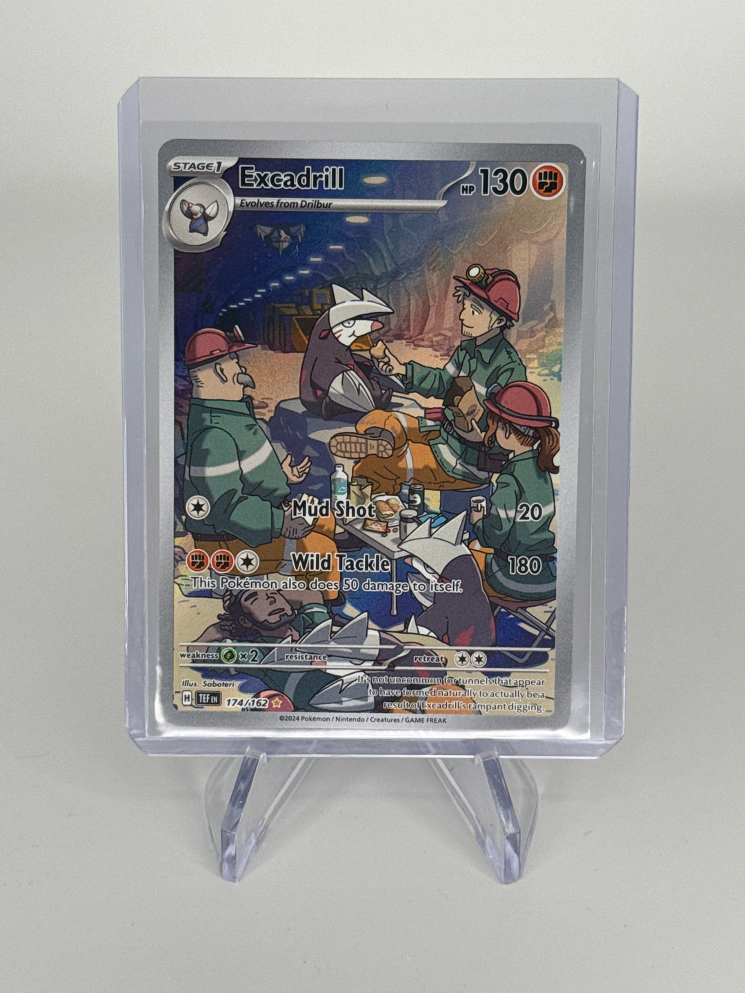 Pokemon TCG 2023 Excadrill Temporal Forces Illustration Rare, 174/162