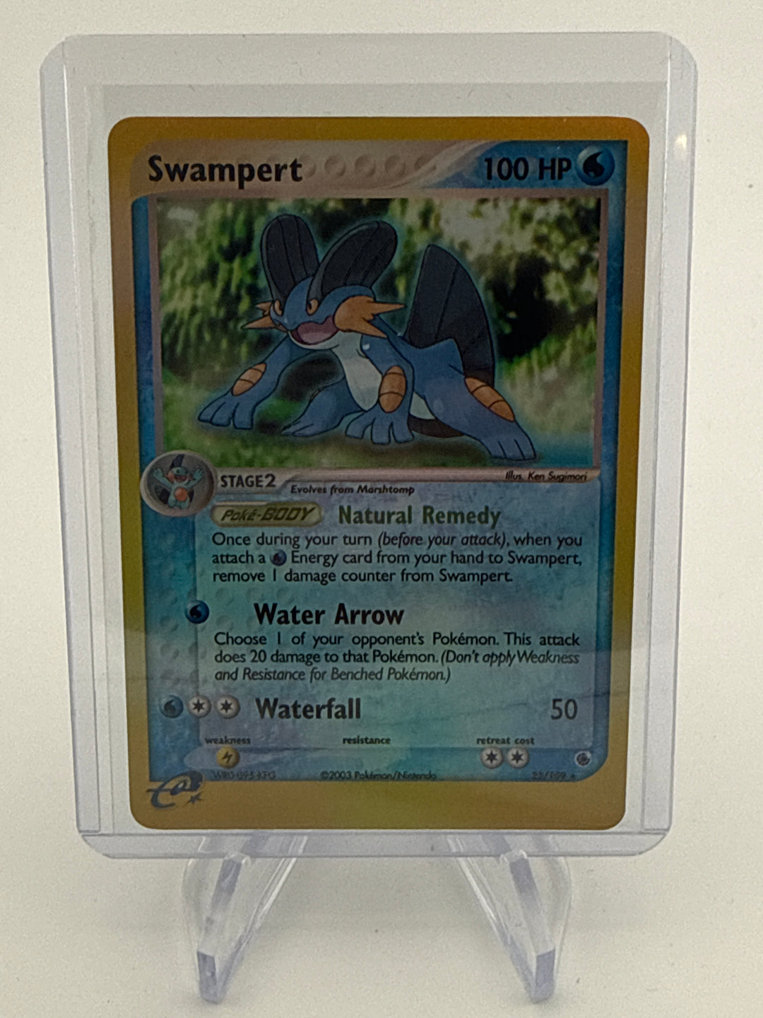 Pokemon TCG 2003 Swampert Ruby & Saphire Reverse Holo, 23/109