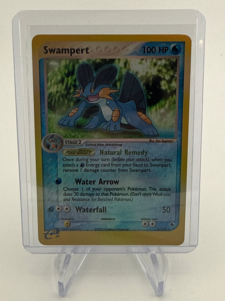 Pokemon TCG 2003 Swampert Ruby & Saphire Reverse Holo, 23/109