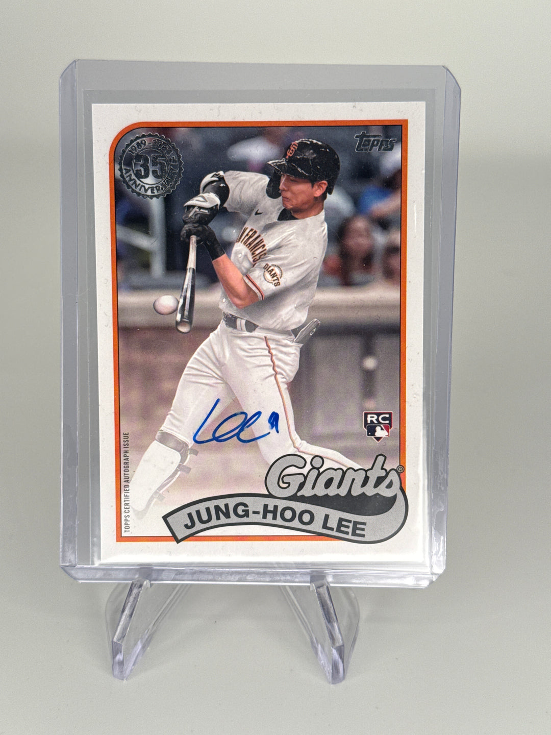 Jung Hoo Lee 2024 Topps 35th Anniversary Rookie Auto