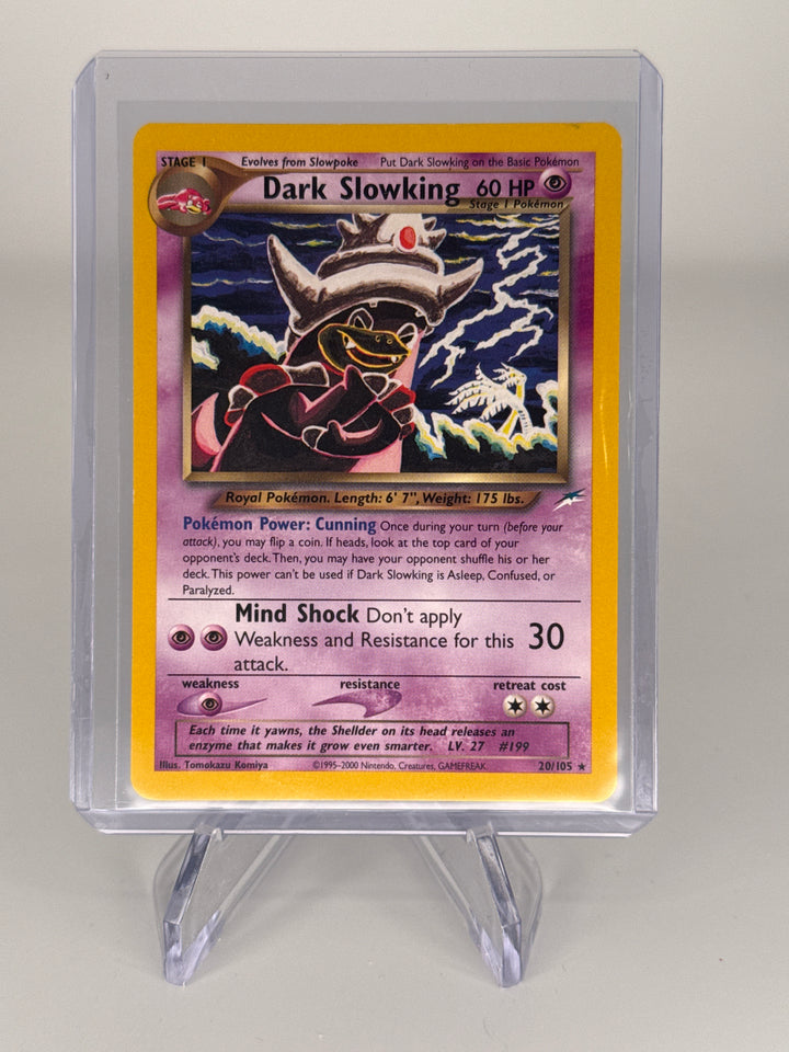 Pokemon TCG 2002 Dark Slowking Neo Destiny, 20/105