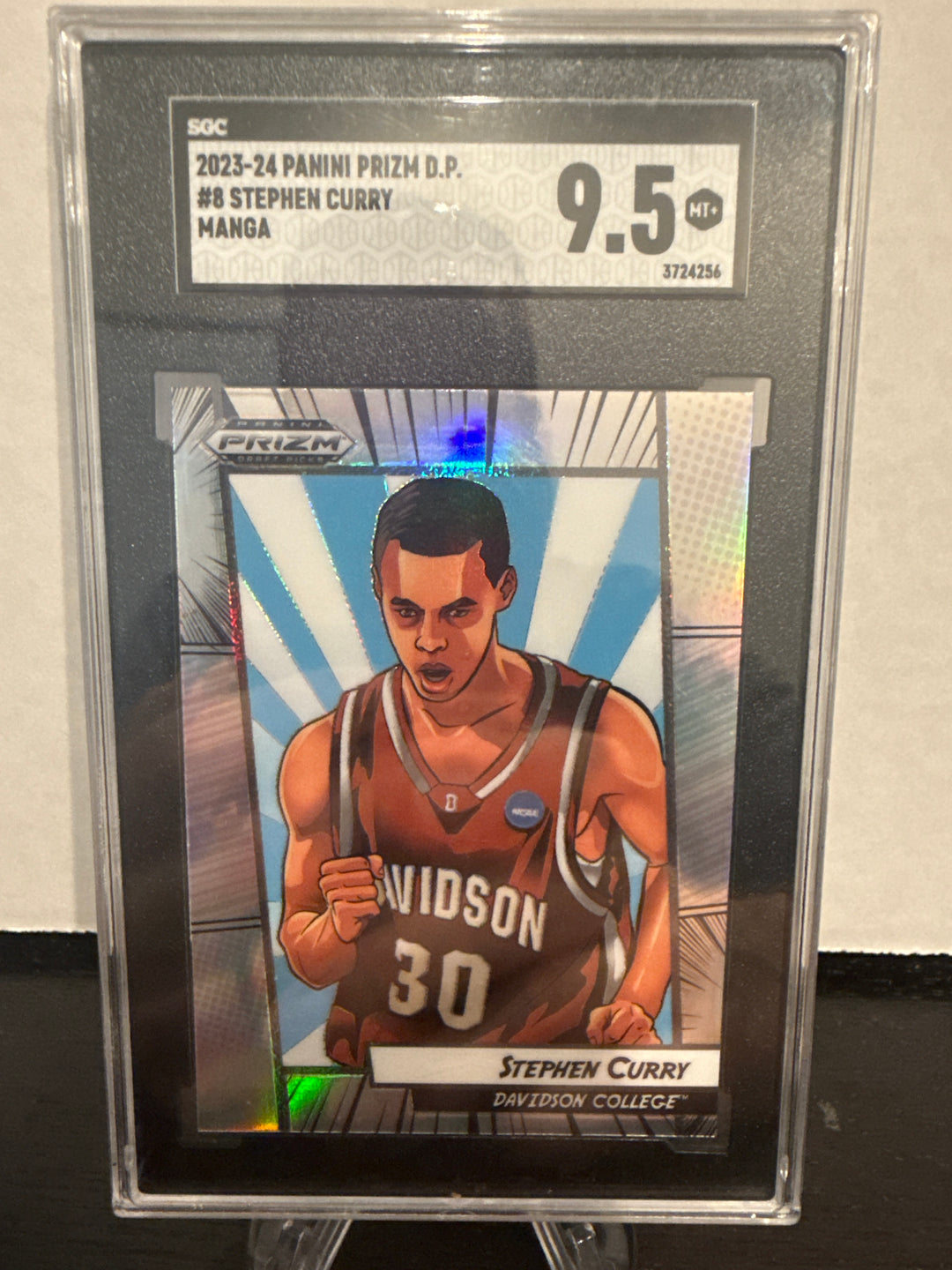 Stephen Curry 2023-2024 Panini Prizm Draft Picks SSP Manga Case Hit, SGC 9.5 Gem Mint