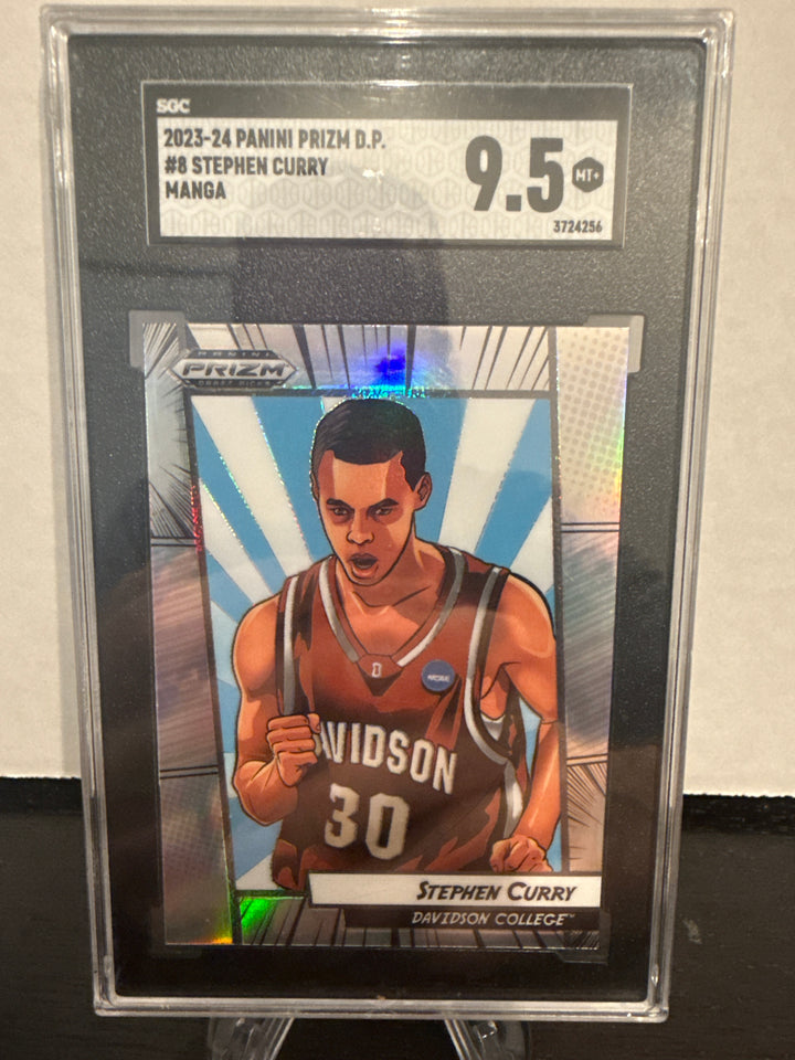 Stephen Curry 2023-2024 Panini Prizm Draft Picks SSP Manga Case Hit, SGC 9.5 Gem Mint