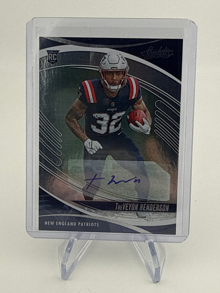 Treveyon Henderson 2025 Panini Absolute Rookie Auto