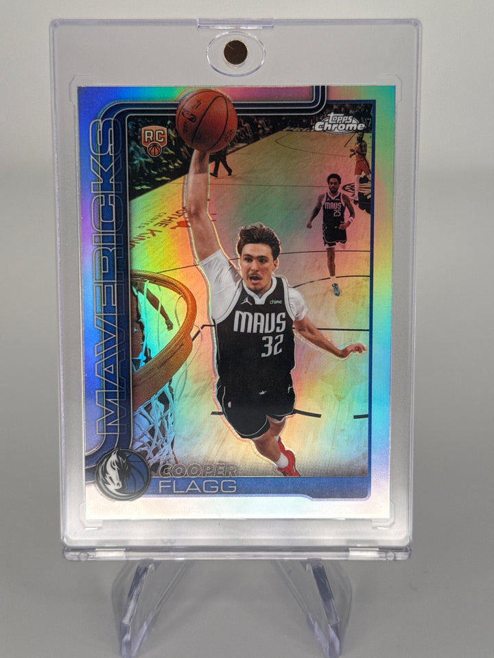 Cooper Flagg 2025 Topps Chrome Update Rookie Refractor