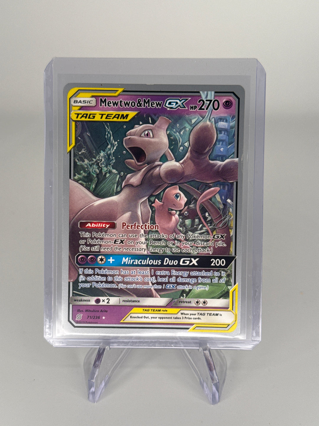 Pokemon TCG 2019 Mewtwo & Mew GX Tag Team World Championship Deck, 71/236