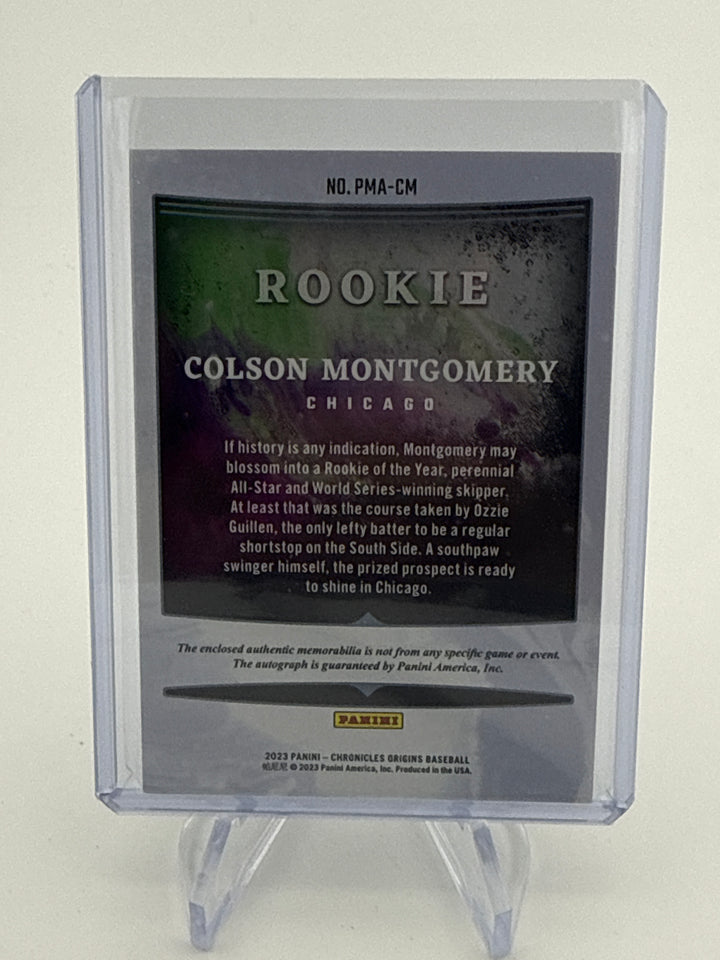 Colson Montgomery 2023 Panini Origins Rookie Patch Auto, 97/99