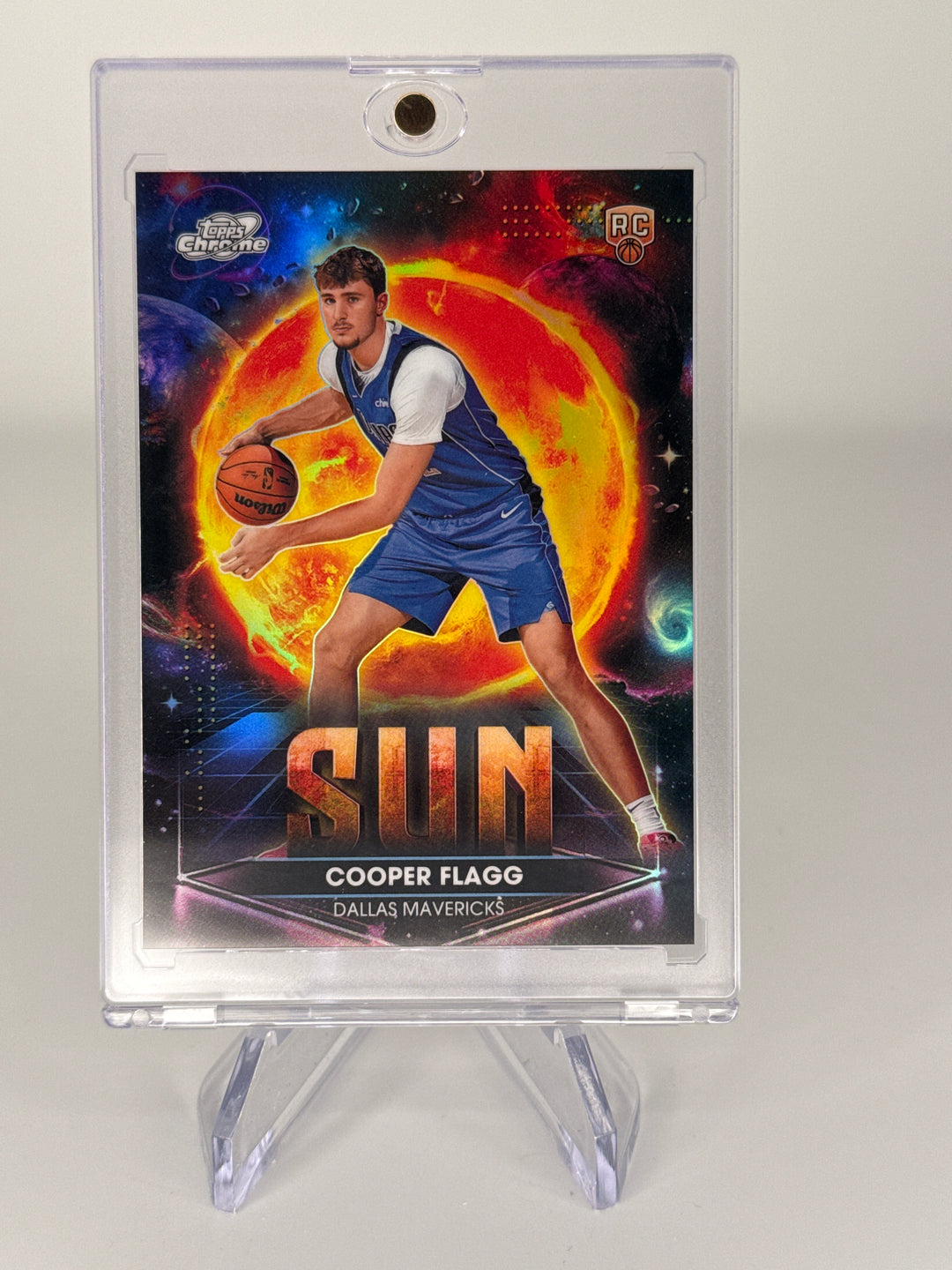 Cooper Flagg 2026 Topps Chrome Cosmic Planetary Pursuit Sun SSP Case Hit Rookie