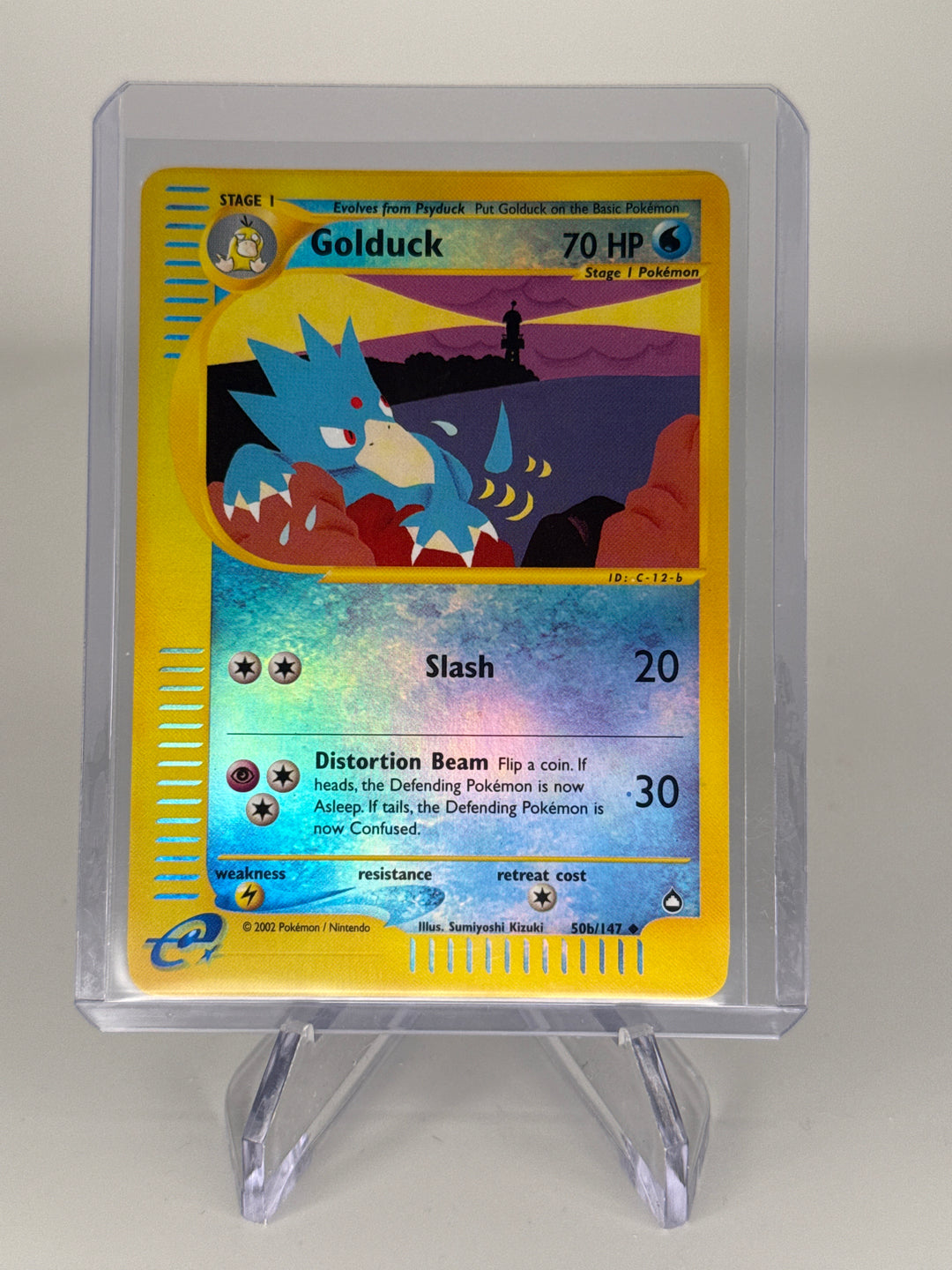 Pokemon TCG 2002 Golduck Aquapolis Reverse Holo, 50B/147