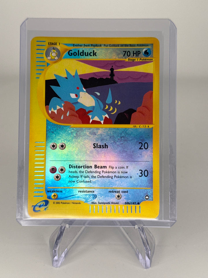 Pokemon TCG 2002 Golduck Aquapolis Reverse Holo, 50B/147