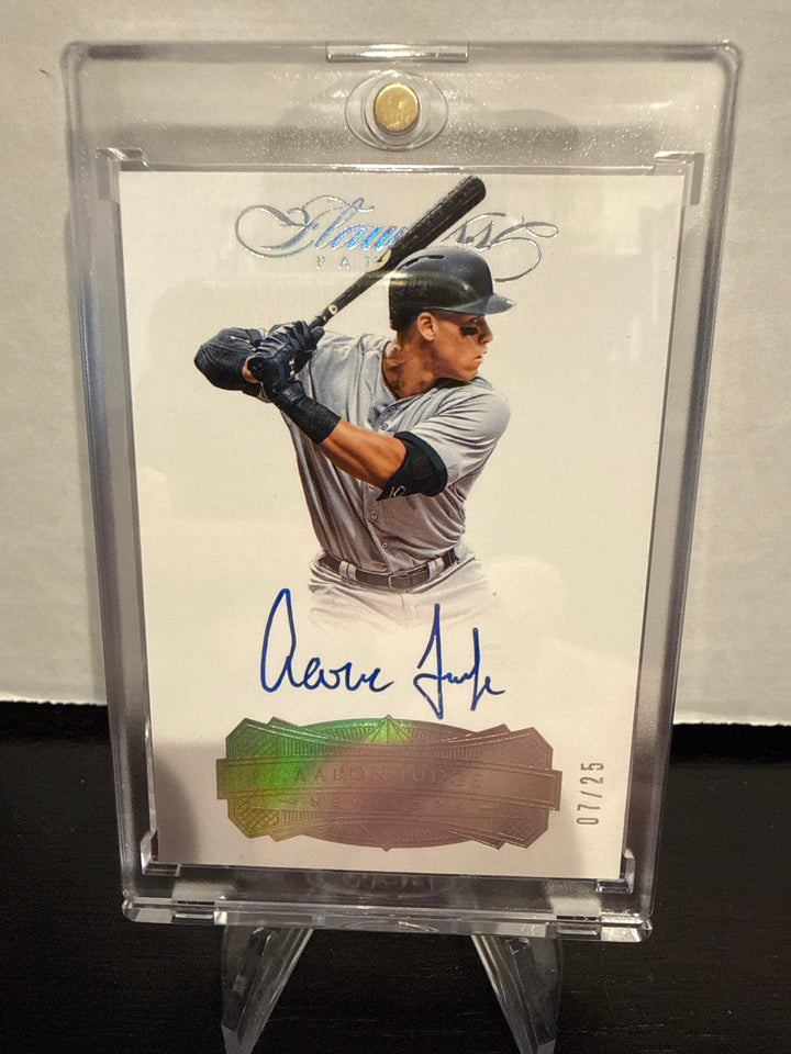 Aaron Judge 2017 Panini Flawless Silver Rookie Auto, 07/25