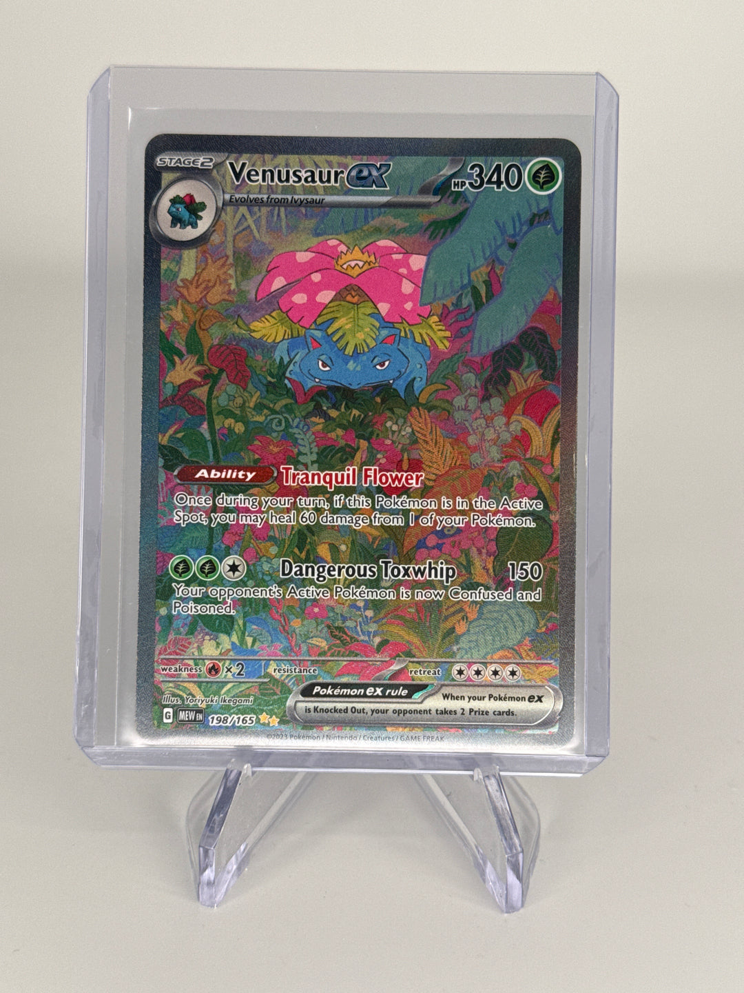 Pokemon TCG 2023 Venusaur EX Special Illustration Rare, 198/165