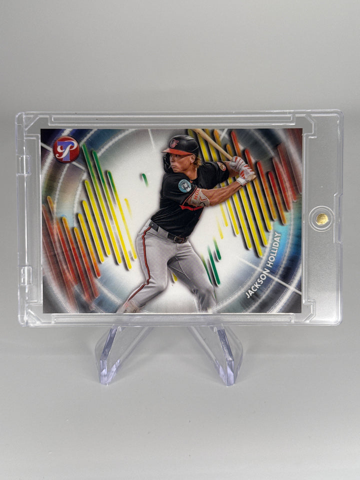 Jackson Holliday 2025 Topps Pristine Amped SSP Case Hit