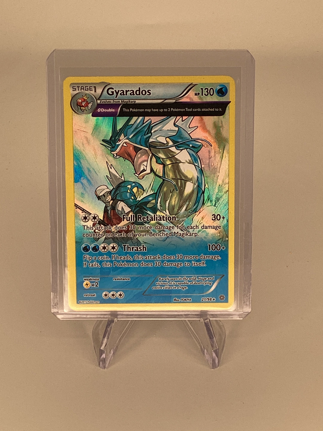 Pokemon TCG 2015 Gyarados XY Ancient Origins Holo, 21/98