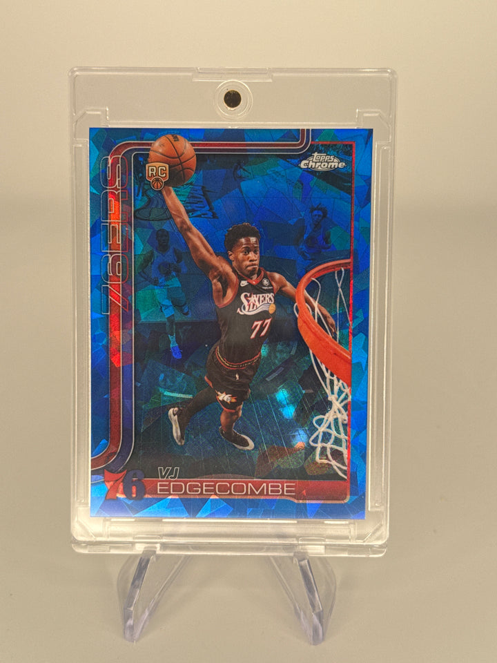 VJ Edgecombe 2026 Topps Chrome Sapphire Rookie