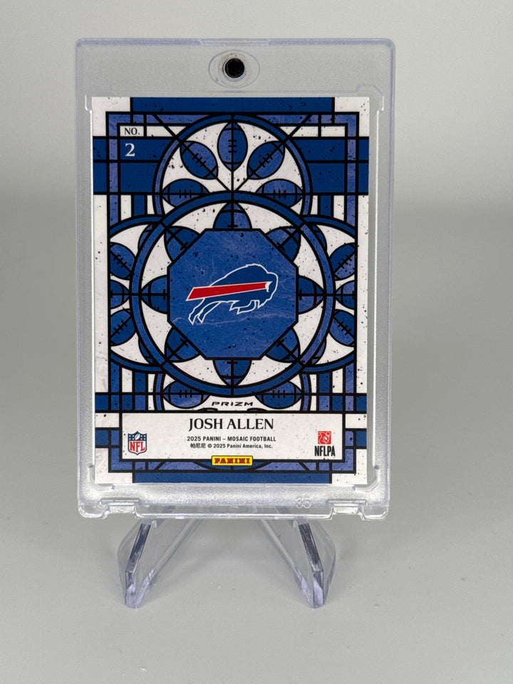Josh Allen 2025 Panini Mosaic Stained Glass SSP Case Hit