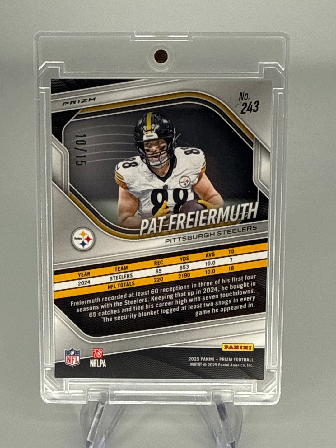 Pat Freiermuth 2025 Panini Prizm Cherry Blossom Prizm, 10/15